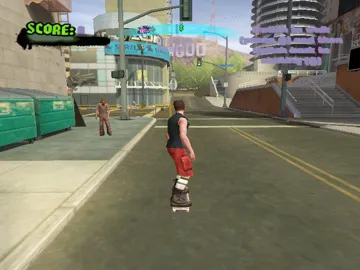 Tony Hawks American Wasteland (USA) screen shot game playing